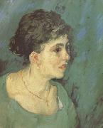 Vincent Van Gogh Portrait of a woman in Blue (nn04) Sweden oil painting artist